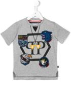 Philipp Plein Kids 'the Plein Crew' T-shirt, Boy's, Size: 12 Yrs, Grey