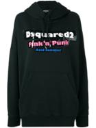 Dsquared2 Pink 'n' Punk Hoodie - Black