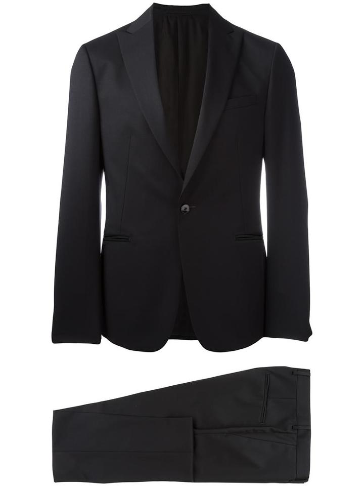 Z Zegna Two-piece Suit, Men's, Size: 52, Black, Wool/cupro