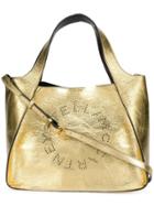 Stella Mccartney Stella Logo Shopper Bag - Metallic
