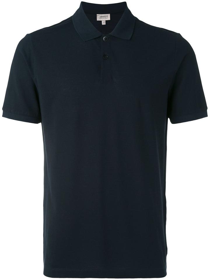 Armani Collezioni - Classic Polo Shirt - Men - Cotton - Xl, Black, Cotton