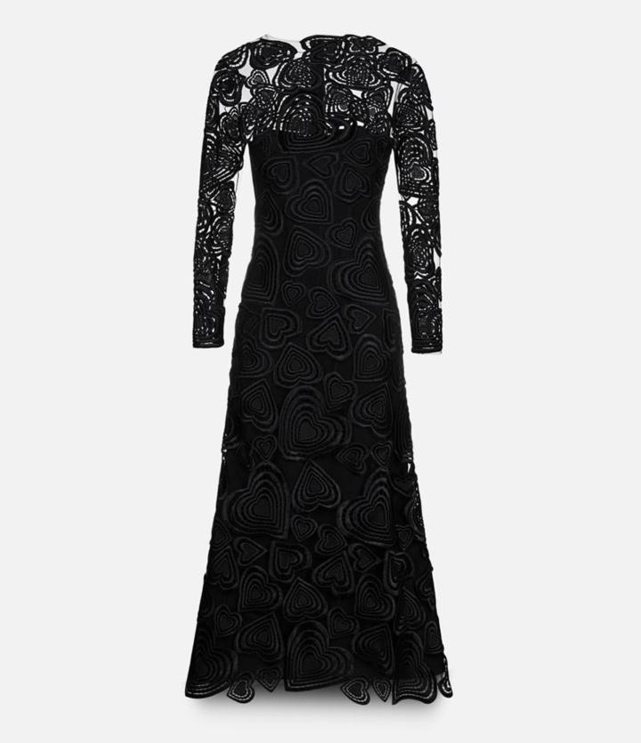 Christopher Kane All Over Love Heart Lace Dress
