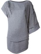 Jay Ahr Asymmetric Shift Dress