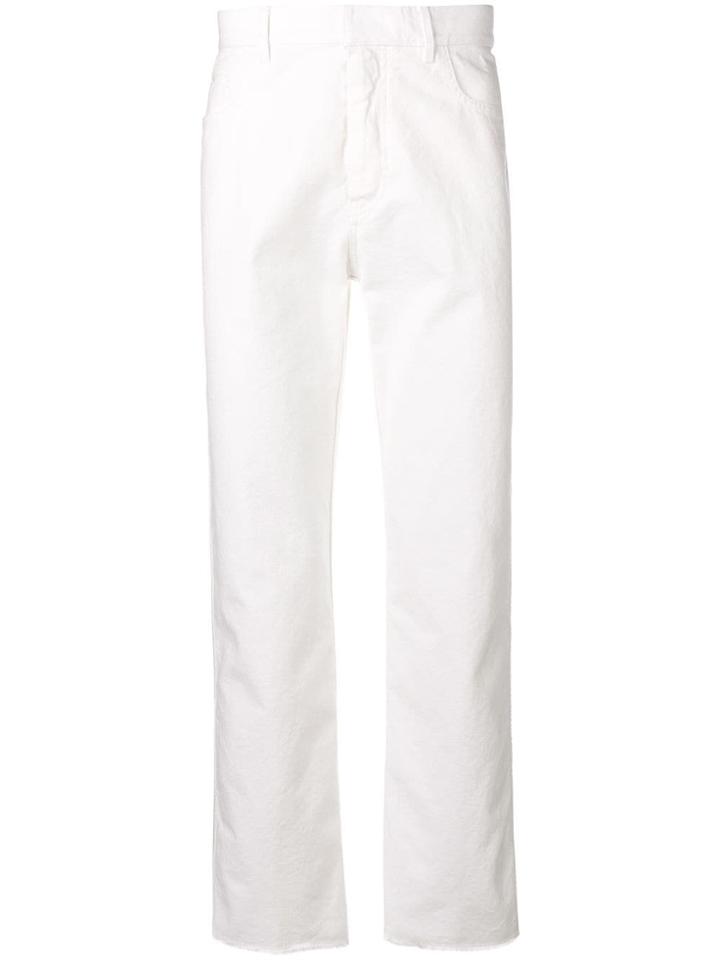 Haider Ackermann Raw Hem Jeans - White