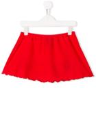 John Richmond Junior Scalloped Hem Beach Shorts - Red