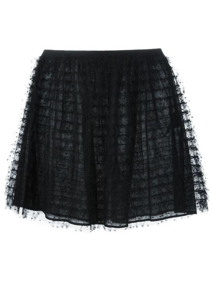 Red Valentino Tulle Layer Short Skirt