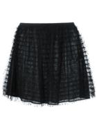Red Valentino Tulle Layer Short Skirt