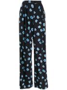 Christian Wijnants Floral Palazzo Pants - Blue
