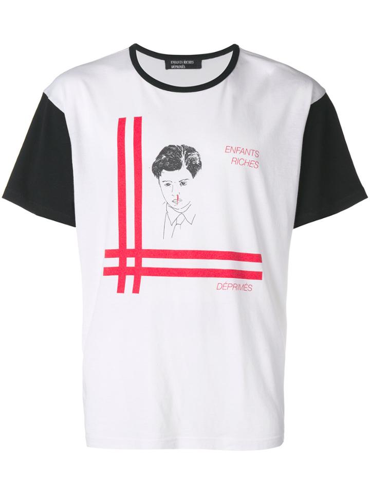 Enfants Riches Déprimés Barron Print T-shirt - White