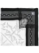 Takahiromiyashita The Soloist Contrast-print Scarf - White