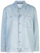 Alexander Wang Long Sleeved Denim Shirt - Blue