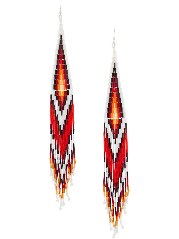 Jessie Western Jessie Western Longbeaded Whitered - Orange