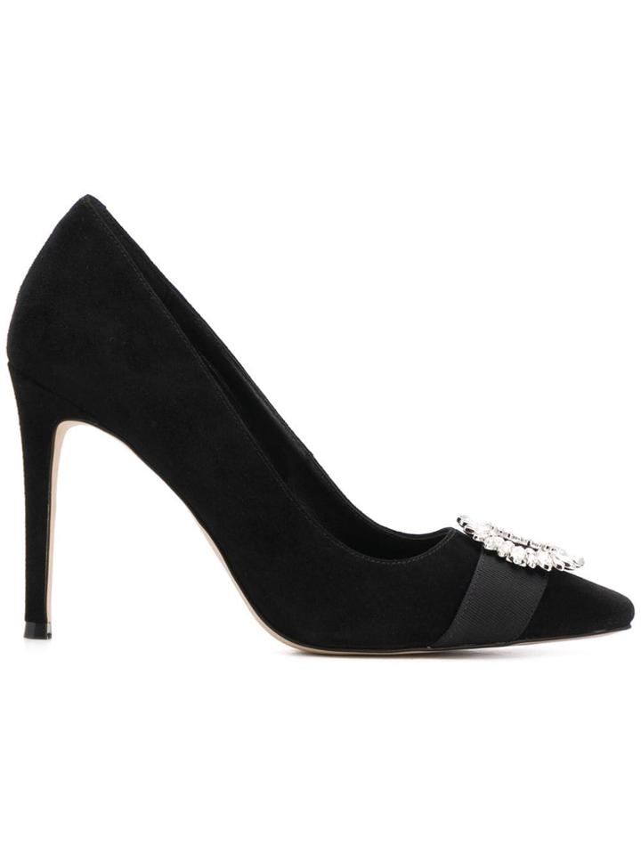 Michael Michael Kors Crystal Embellished Pumps - Black