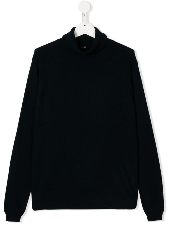 Il Gufo Teen Turtleneck Jumper - Blue