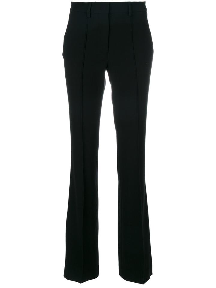 Etro - Flared Trousers - Women - Polyester/triacetate - 42, Black, Polyester/triacetate