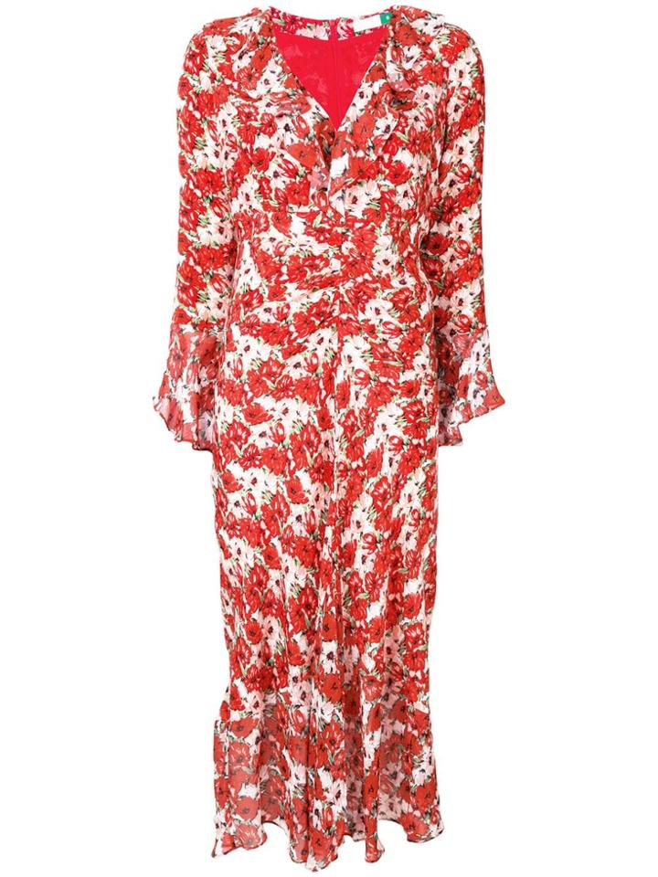Rixo London Coleen Printed Dress - Red
