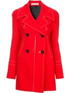 Marni Distressed Style Jacket - Red