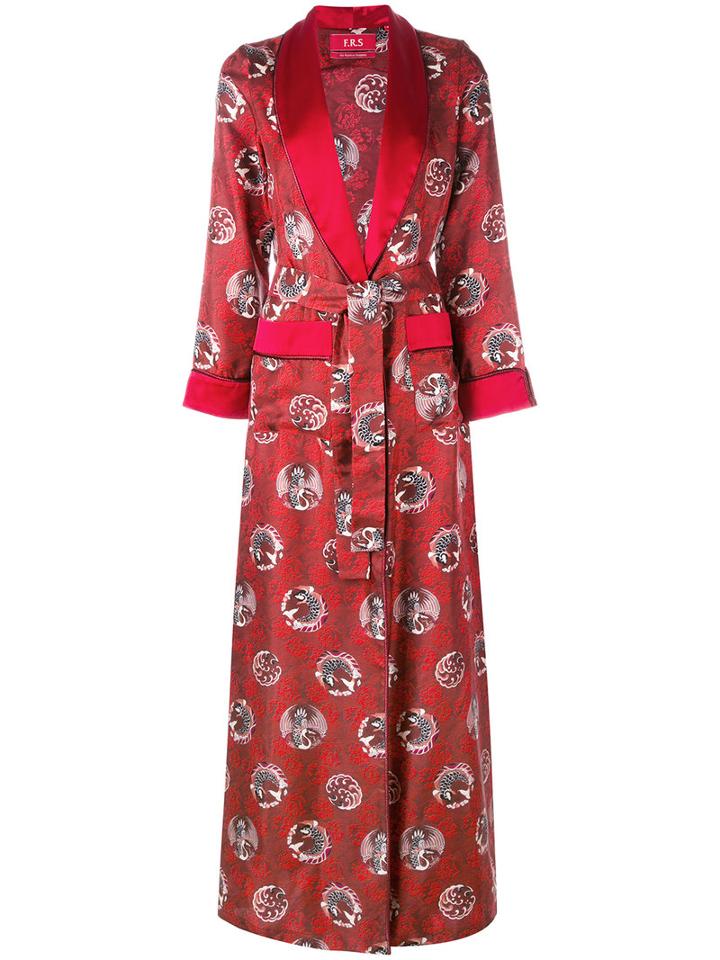F.r.s For Restless Sleepers - Bia Pyjama Dress - Women - Silk - M, Women's, Red, Silk