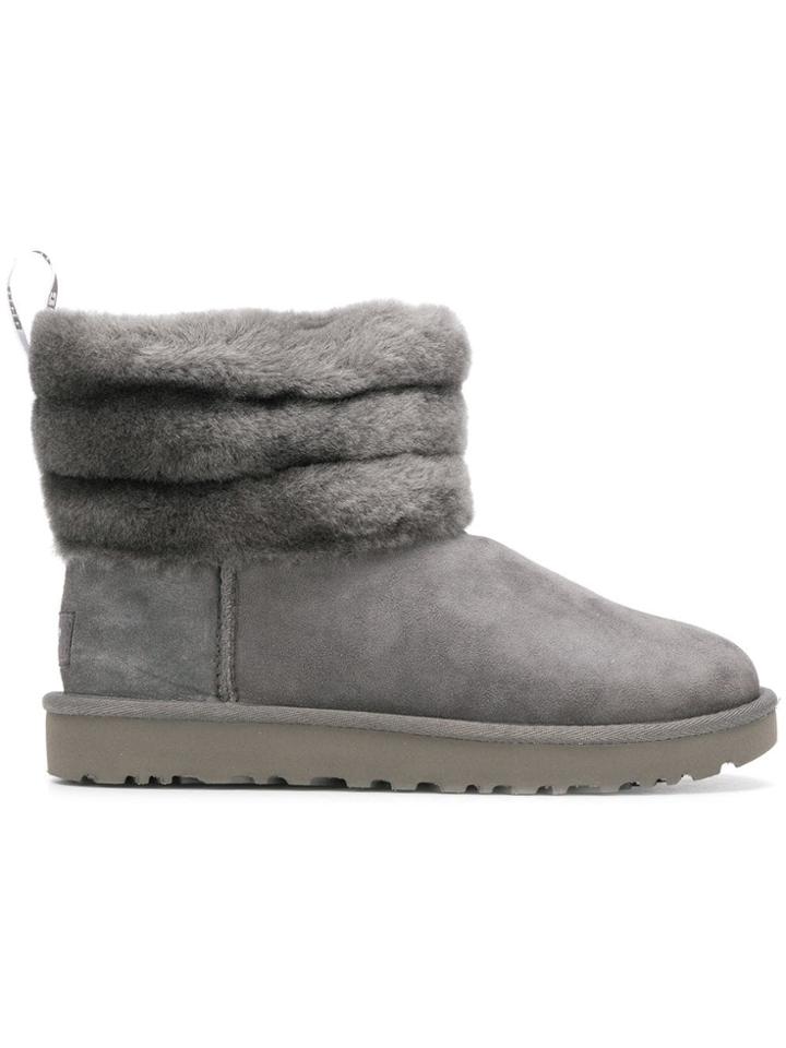 Ugg Australia Fluff Mini Quilted Boots - Grey