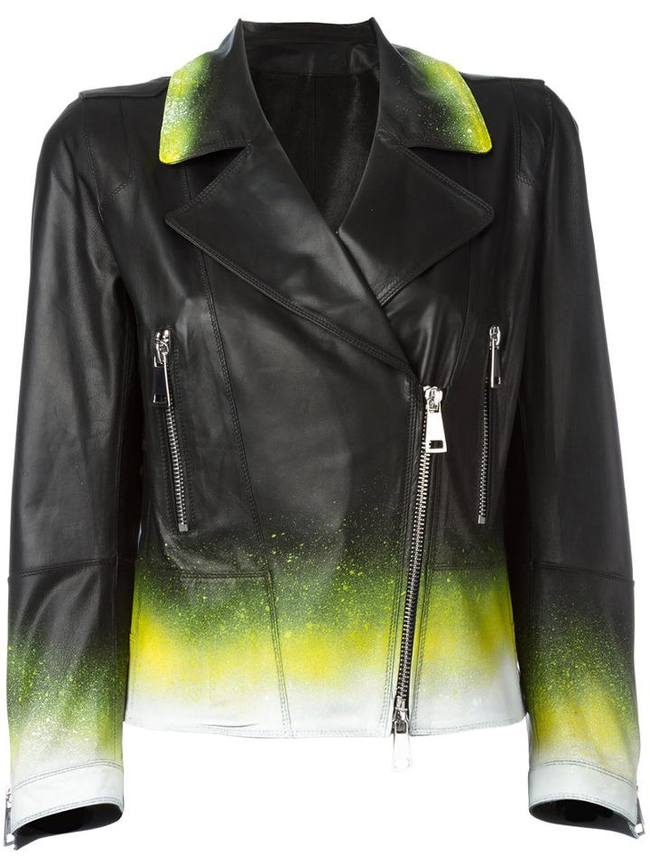 Sylvie Schimmel Deejay Digit Biker Jacket, Women's, Size: 38, Black, Lamb Skin