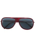 Stella Mccartney Eyewear Aviator Sunglasses - Red