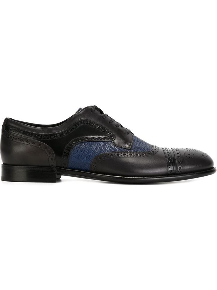 Dolce & Gabbana Textured Panel Brogues