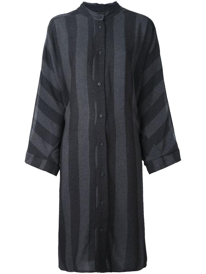 Lost & Found Ria Dunn Striped Tunic Dress, Women's, Size: Medium, Black, Viscose/wool