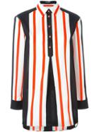 Dolce & Gabbana Striped Shirt, Women's, Size: 44, Black, Cotton