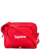 Supreme Logo Patch Shoulder Bag - Red