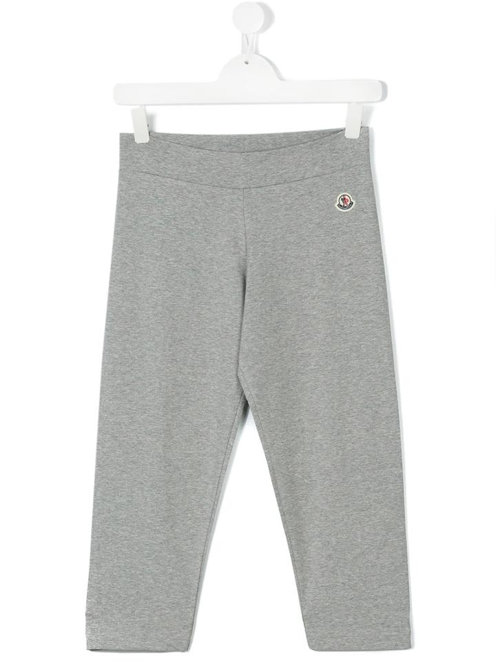 Moncler Kids - Casual Track Trousers - Kids - Cotton/spandex/elastane - 14 Yrs, Grey