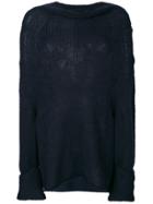 Semicouture High Neck Pullover - Blue