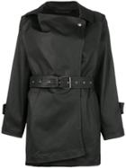 Isabel Marant Belted Coat - Black