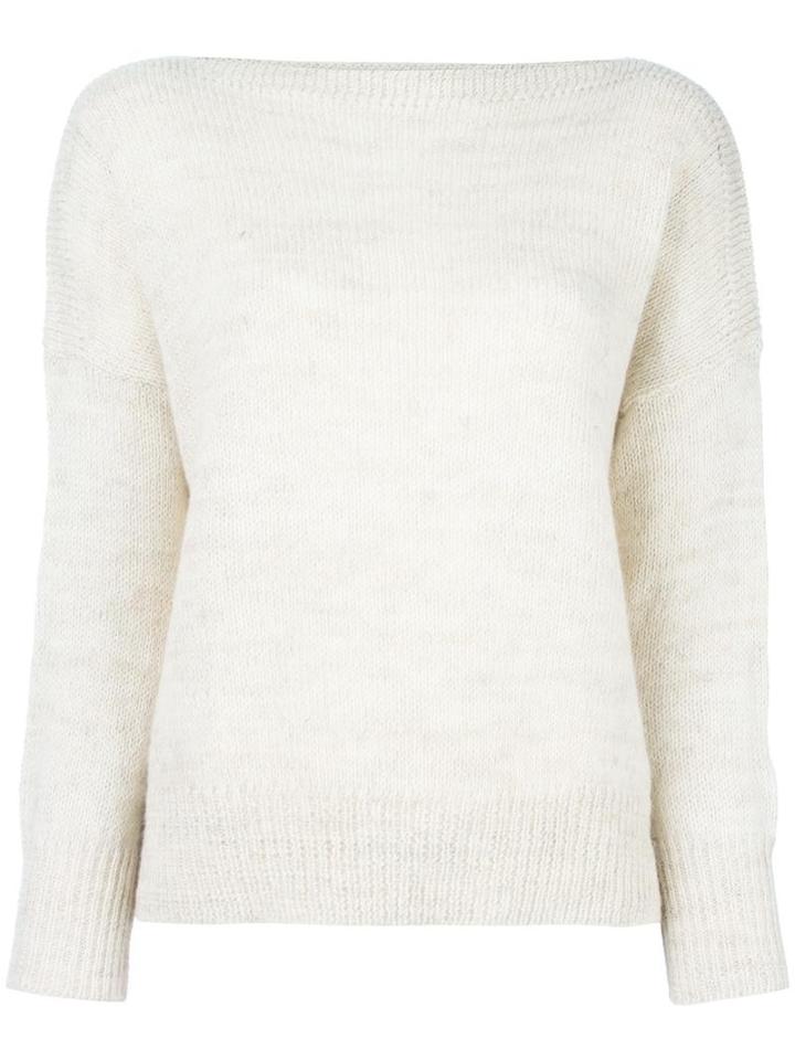 Isabel Marant Étoile 'grace' Jumper, Women's, Size: 36, Nude/neutrals, Linen/flax/alpaca/wool/polyester