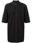 Rick Owens 'faun' Shirt, Men's, Size: 54, Black, Silk/cotton/polyester/virgin Wool