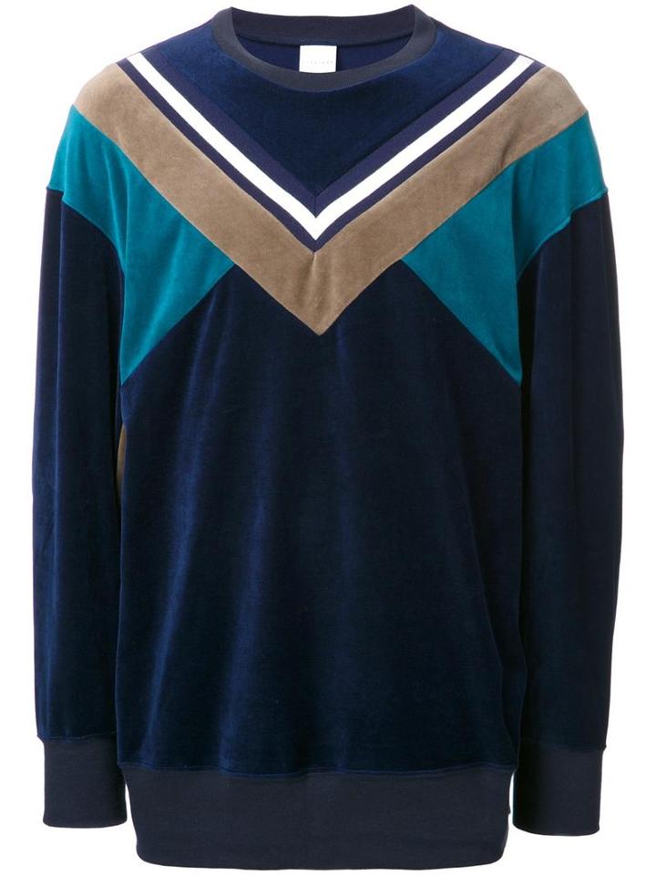 Cityshop 'track' Sweatshirt, Men's, Blue, Cotton/polyester