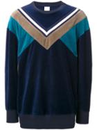 Cityshop 'track' Sweatshirt, Men's, Blue, Cotton/polyester