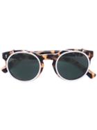 Valentino - Valentino Garavani Rockstud Embellished Sunglasses - Women - Metal - One Size, Brown, Metal