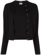 Chanel Pre-owned Ensemble Cardigan Top - Black
