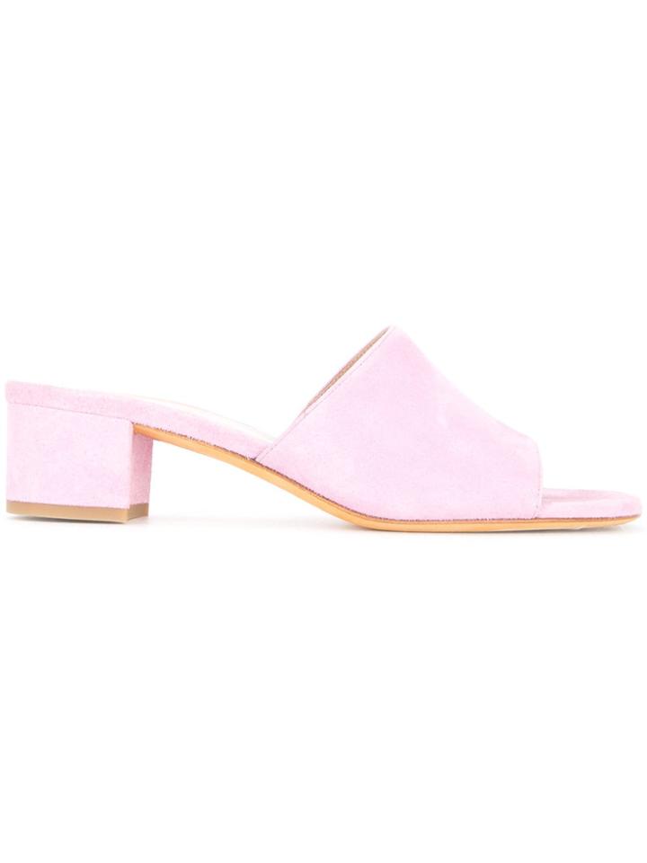 Maryam Nassir Zadeh Sophie Slide Mules - Pink & Purple