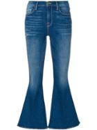 Frame Denim - Le Crop Bell Jeans - Women - Cotton/spandex/elastane - 28, Blue, Cotton/spandex/elastane