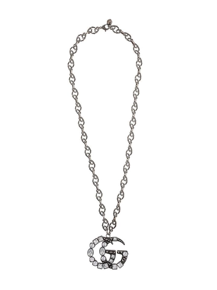 Gucci Double G Necklace - Silver