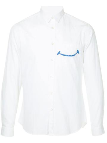 Commune De Paris Smile Pocket Shirt - White