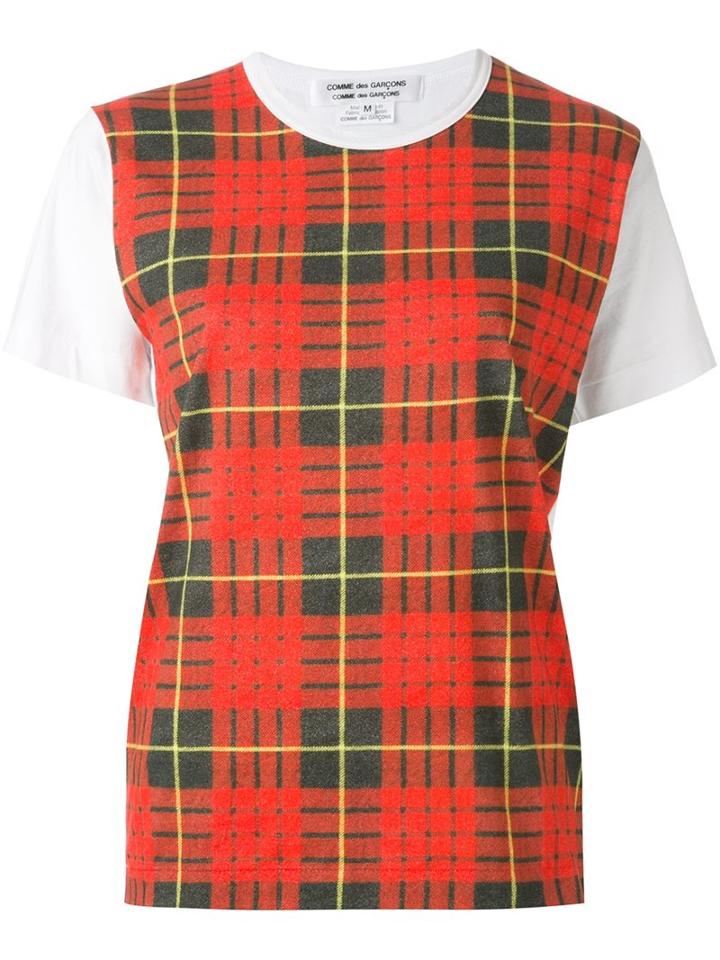 Comme Des Garçons Comme Des Garçons Checked T-shirt