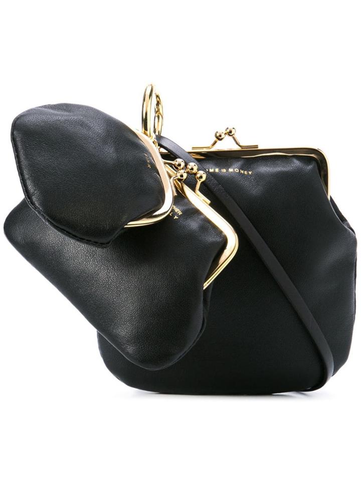 Y's Tri-purse Crossbody Bag - Black