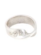 Maison Margiela Twisted Ring, Men's, Size: Medium, Metallic