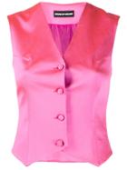House Of Holland Classic Fitted Waistcoat - Pink