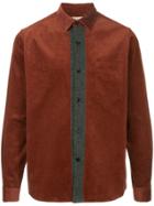 Tomorrowland Contrast Placket Shirt - Red