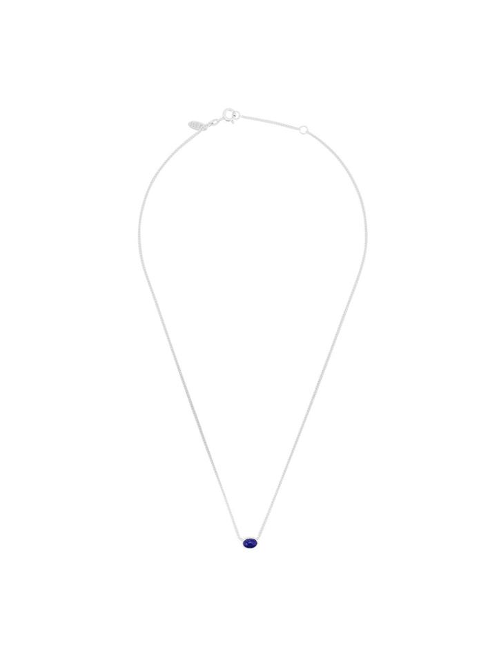 Wouters & Hendrix My Favourites Malachite Stone Necklace - Silver