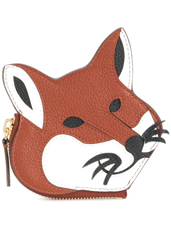 Maison Kitsuné Maison Kitsuné Bu05305al1001 Brown Leather/fur/exotic