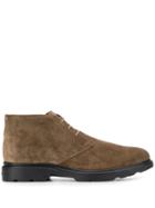 Hogan Classic Lace-up Boots - Brown